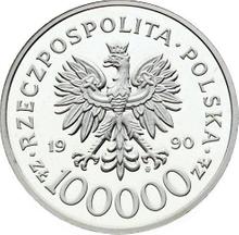 100000 Zlotych 1990    "Gewerkschaft Solidarität"