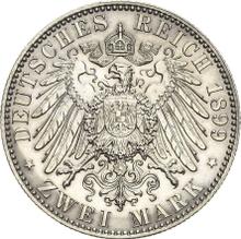 2 марки 1899 E   "Саксония"