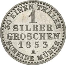 1 Silber Groschen 1853 A  