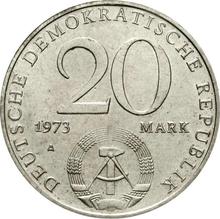 20 Mark 1973 A   "30 years of GDR"