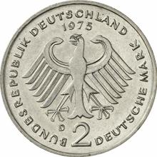 2 Mark 1975 D   "Konrad Adenauer"