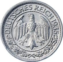 50 Reichspfennigs 1935 F  