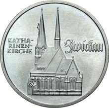 5 marcos 1989 A   "Iglesia de Santa Catarina en Zwickau"