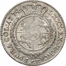 1 Zloty (4 Grosze) 1774  AP 