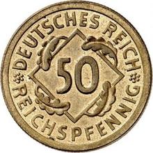 50 Reichspfennig 1924 G  