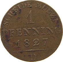 1 Pfennig 1827 D  