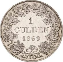 1 гульден 1869   