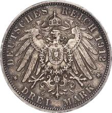 3 marcos 1908-1912 A   "Prusia"