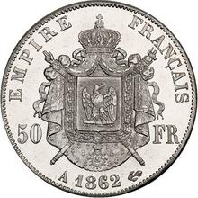 50 francos 1862 A  