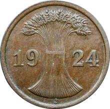 2 Reichspfennig 1924 J  
