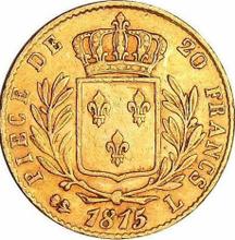 20 francos 1815 L  