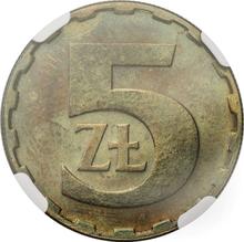 5 Zlotych 1987 MW  