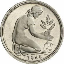 50 Pfennig 1968 J  