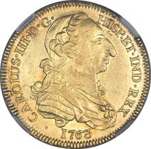 4 escudo 1763 Mo MF 