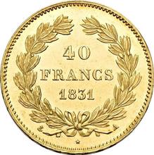 40 francos 1831 A  