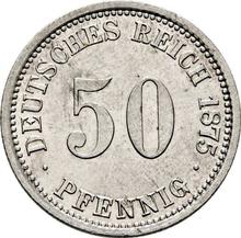 50 пфеннигов 1875 A  