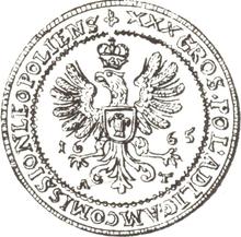 Złotówka (30 groszy) 1665  AT  (PRÓBA)