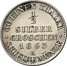 1/2 Silbergroschen 1863 A  