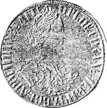 Poltina (1/2 Rubel) ҂АΨД (1704)    "Verziert"