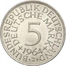 5 марок 1964 J  