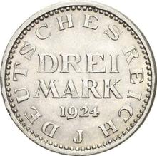 3 марки 1924 J  