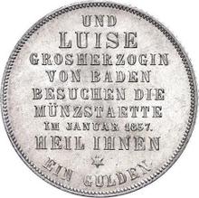 Gulden 1857    "Visit to the Mint"