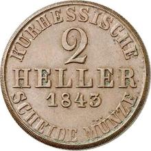 2 геллера 1843   