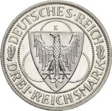 3 Reichsmarks 1930 E   "Liberación de Renania"