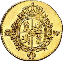 Medio escudo 1786 M DV 