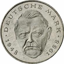2 марки 1990 J   "Людвиг Эрхард"