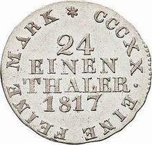 1/24 Thaler 1817  I.G.S. 