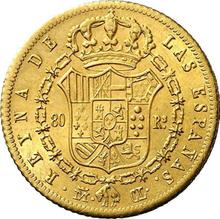 80 Reales 1848 M CL 
