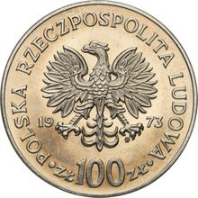 100 Zlotych 1973 MW  SW "Nicolaus Copernicus" (Pattern)