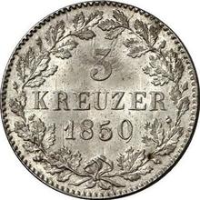 3 kreuzers 1850   