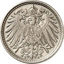 5 Pfennig 1890 E  