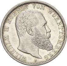 2 марки 1896 F   "Вюртемберг"