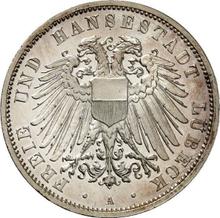 3 марки 1908 A   "Любек"