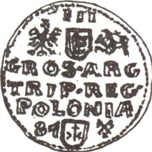Трояк (3 гроша) 1587   