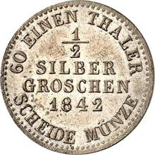 1/2 silbergroschen 1842   