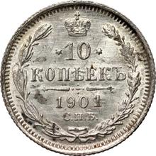 10 Kopeken 1901 СПБ ФЗ 