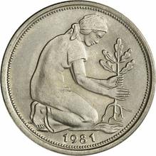 50 Pfennig 1981 F  