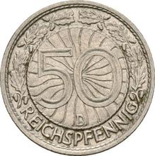 50 Reichspfennig 1928 D  