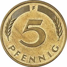 5 Pfennig 1996 F  
