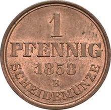 1 Pfennig 1858  B 