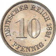 10 fenigów 1891 F  