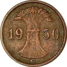 1 рейхспфенниг 1930 G  