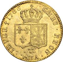 Doppelter Louis d'or 1786 T  
