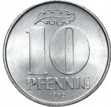 10 fenigów 1985 A  