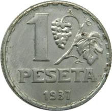 1 Peseta 1937    (Pattern)