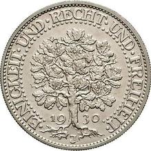 5 reichsmark 1930 J   "Dąb"